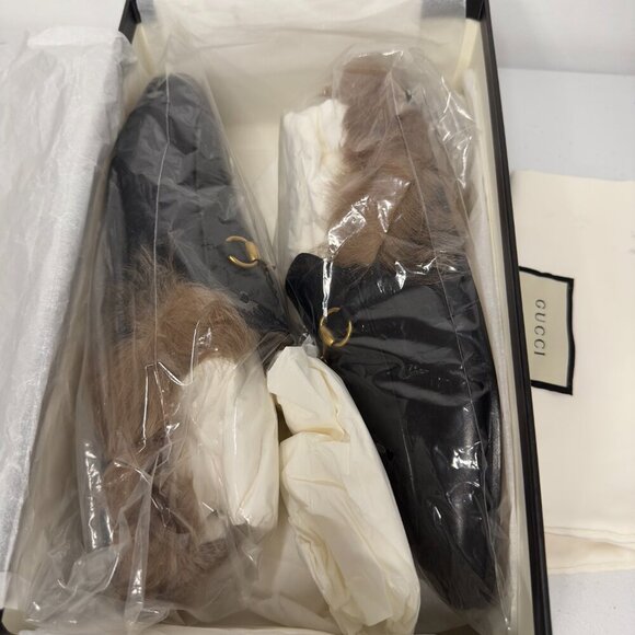 Gucci Princetown Fur Mules - Picture 15 of 16